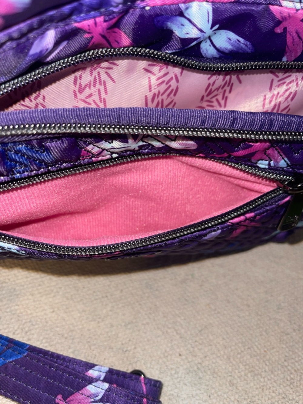 Lug Shimmy Crossbody Dragonfly Purple - New - Picture 11 of 11